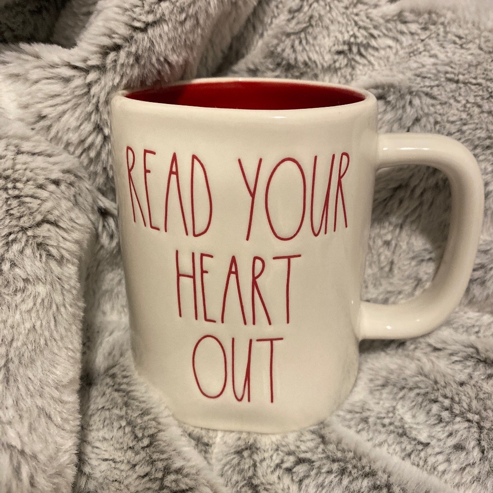 Rae Dunn “Read Your Heart Out” mug